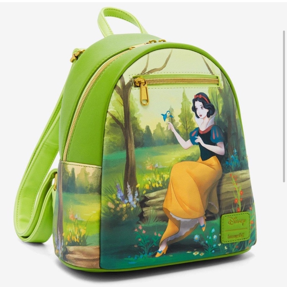 Loungefly Disney Snow White Animals backpack w/ Dopey - Picture 2 of 3